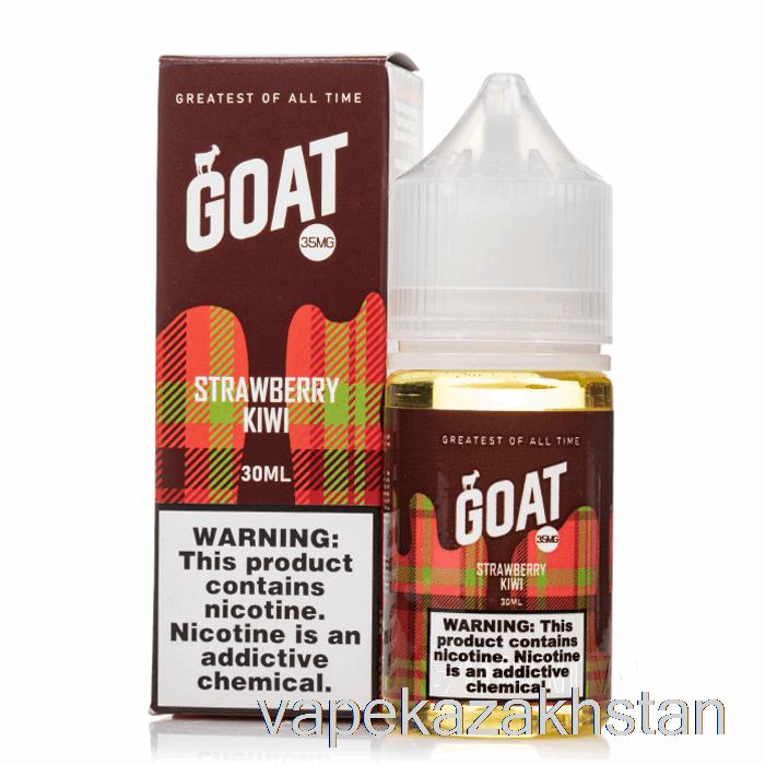 Vape Kazakhstan Strawberry Kiwi - Goat Salts - 30mL 35mg